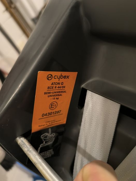 Fotelik cybex 0-13 atom q wraz z baza