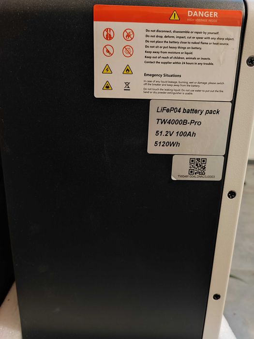 Акумуляторна батарея Lithtech TW4000 Pro, LiFePO4, 100Ah, 5.12 kWh