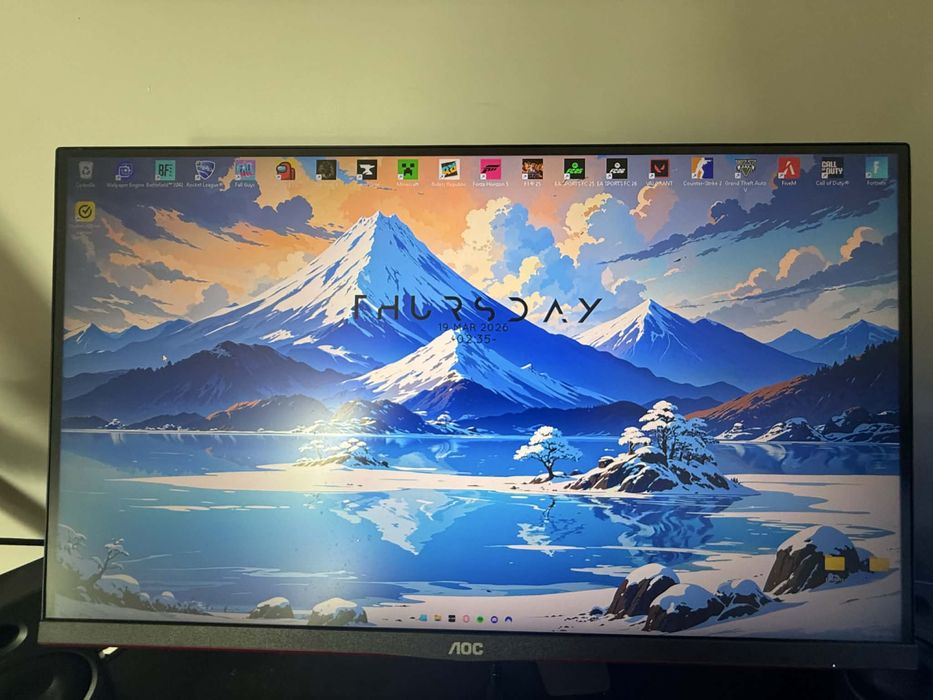 monitor aoc 27” 165Hz