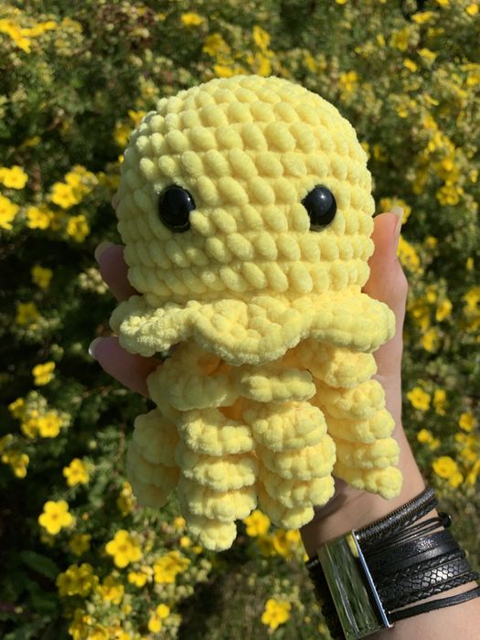 Amigurumi MEDUZA handmade maskotka/zabawka