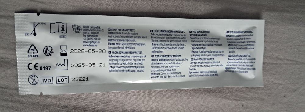 Test ciążowy wczesny strumieniowy