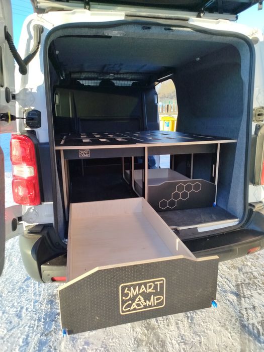 Zabudowa kempingowa, VW transporter, Vito, Vivaro, łóżko kamper