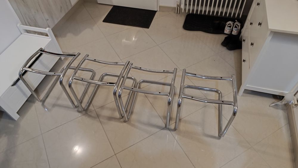 Nogi do krzesła chrom