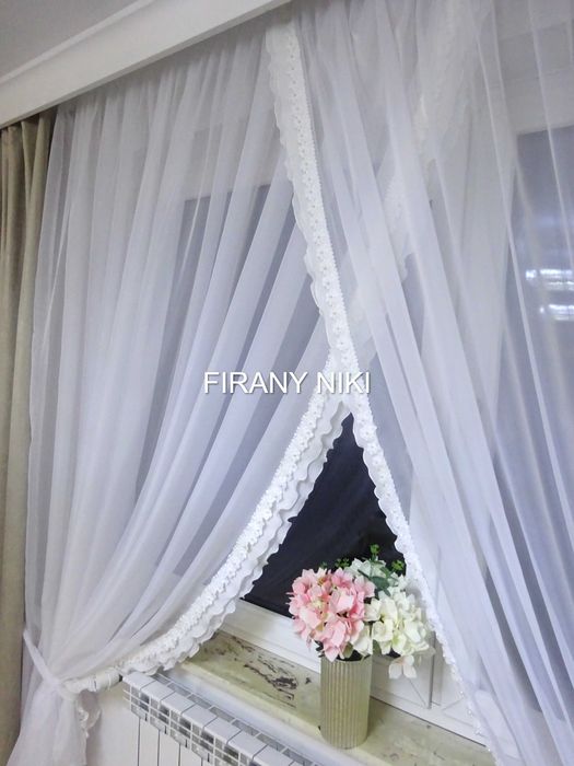 Firana z plisem 500x260 szycie na wymiar