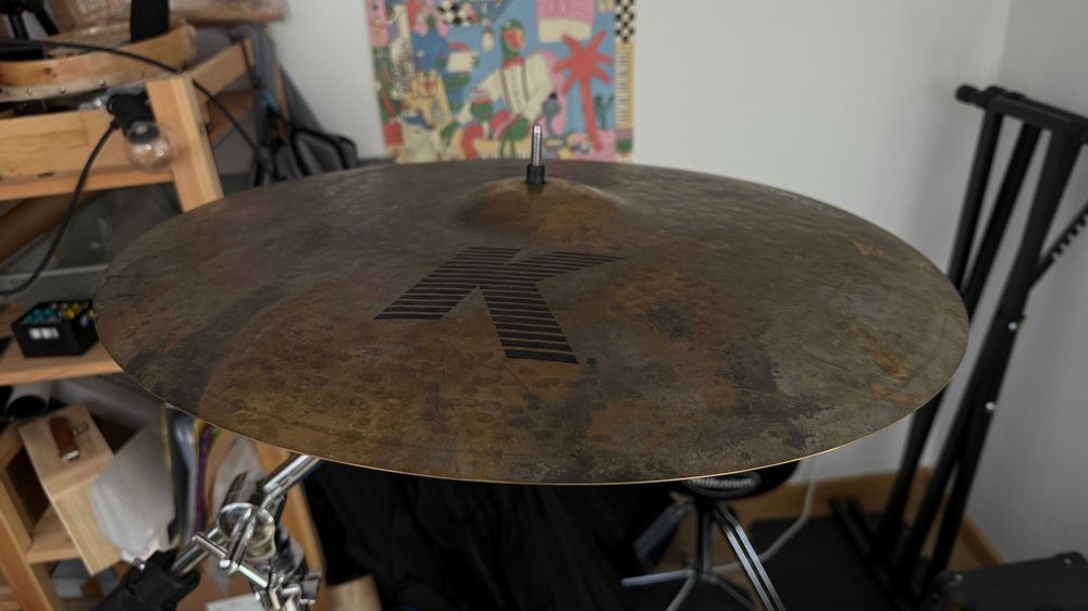 Zildjian 20" K Custom Left Side Ride Cymbal with Rivets