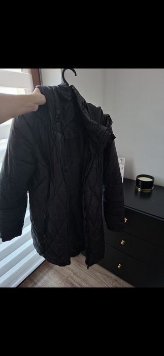 Kurtka czarna długa