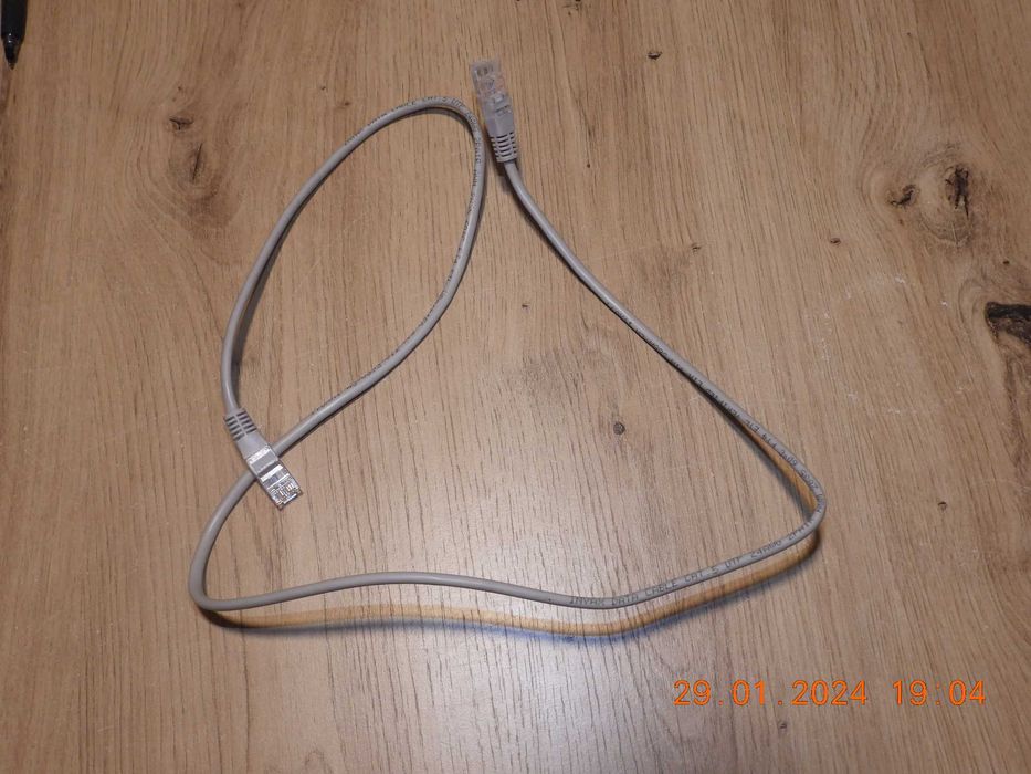 Kabel sieciowy  LAN ETHERNET RJ45 - 100cm