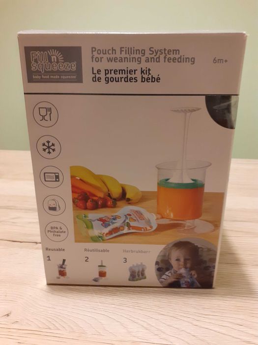 Fill'n Squeeze zestaw do napełniania saszetek, GDAŃSK