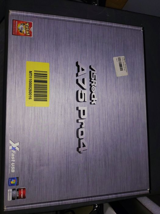 нова материнська плата ASRock A75 PRO4, FM1, Micro-atx