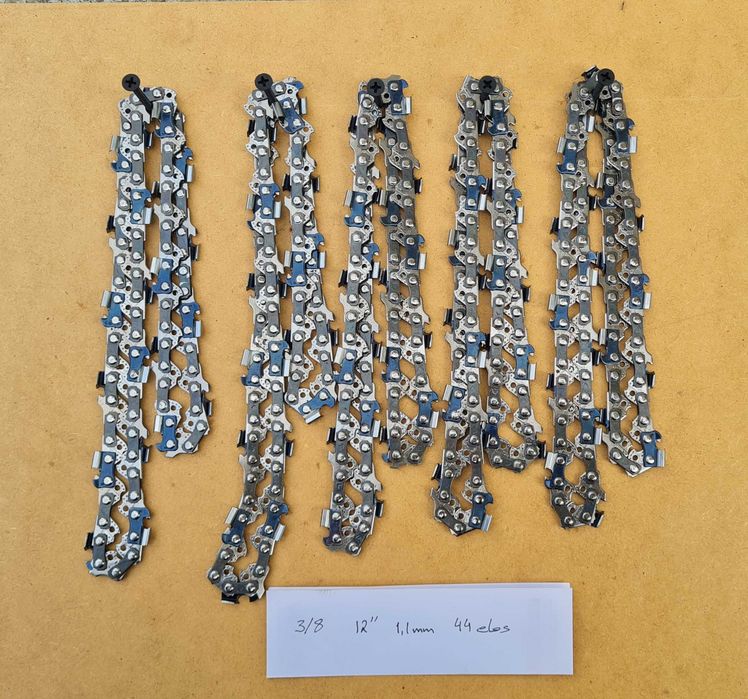 5 Correntes Motosserra 3/8 44 elos