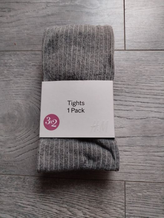 H&M rajstopy damskie szare rozmiar S Nowe