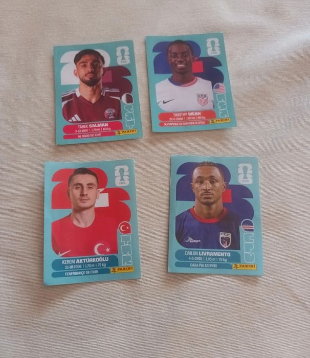 Cromos para troca Fifa 2026