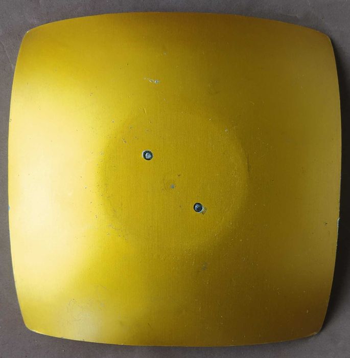 Cinzeiro de aluminio dourado- Air Marroc - Vintage