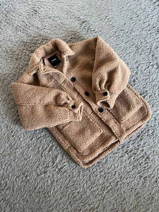 kurtka z sztucznym futrem