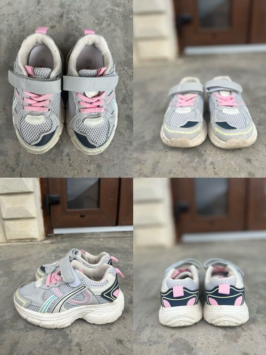 Nike + 2 пари, Кросівки для дівчинки 26–27 р., устілка 16 см