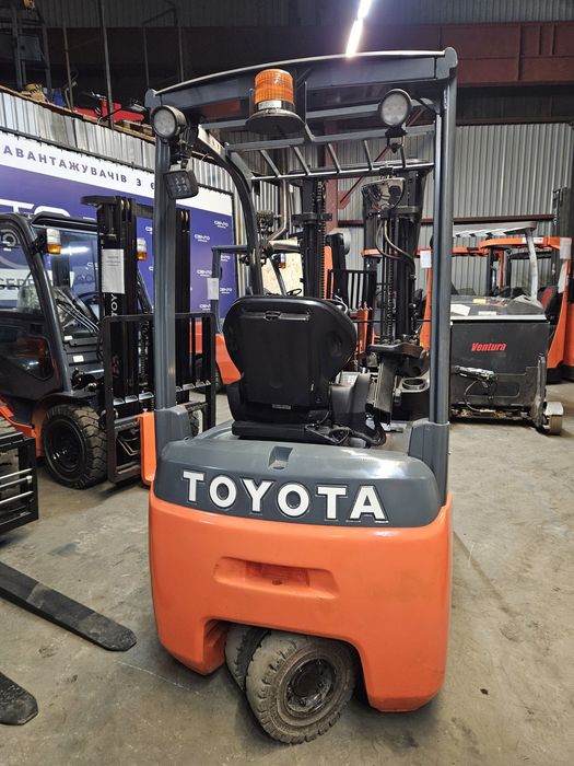 Навантажувач Toyota 1,5 т з Li-ion АКБ. Вилочный электропогрузчик