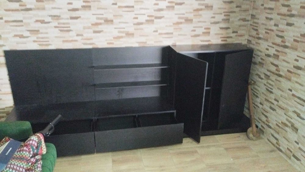 móvel de sala como novo em preto