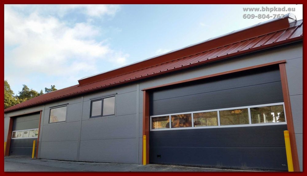 Konstrukcja stalowa. Stolarnia. 10x20x3,5m. Producent. Bartoszyce.