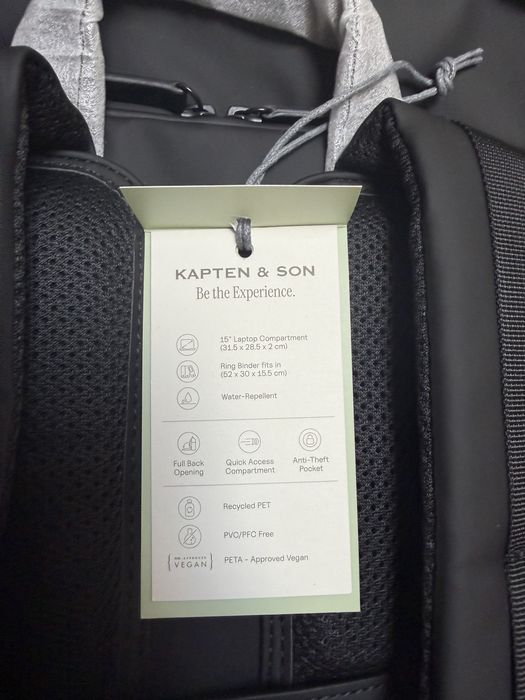 Plecak Kapten & Son Helsinki Pro All Black 23L