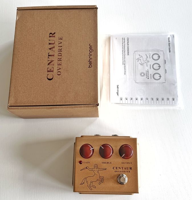 Pedal Behringer Centaur Overdrive V1 Pre-Lawsuit