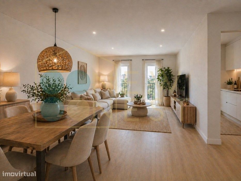 T2 de 93,44m² no Lote 96 - Espaço, Luz e Elegância | Bairro Afonso ... — São Sebastião, Setúbal
