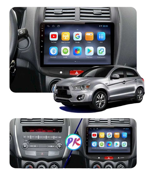 Radio 2 DIN Android para Mitsubishi ASX - WiFi GPS Bluetooth - Novo