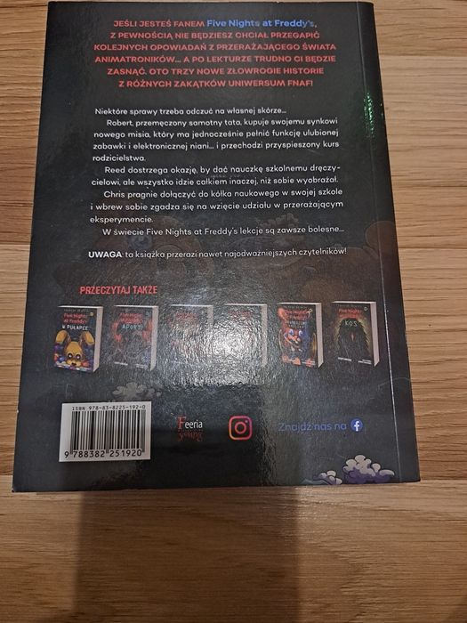 Książka FNAF "KLIFY" Tom 7