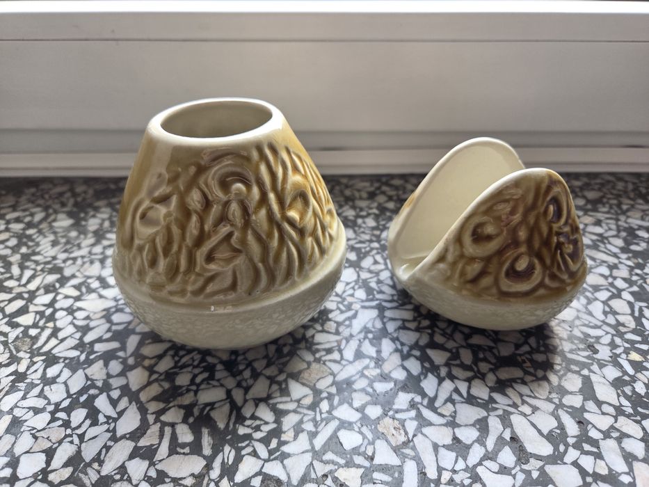 PRL Zestaw wazonik Mirostowice plus serwetnik