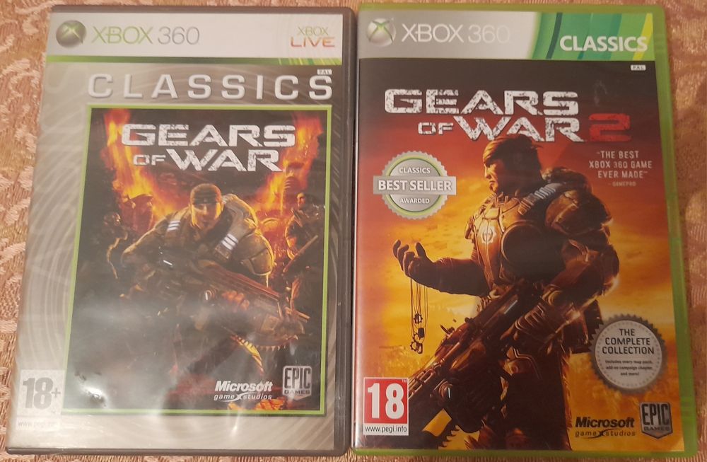 Gears of war 1 e 2 Xbox 360 Massamá E Monte Abraão • OLX Portugal