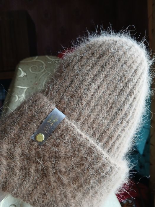 Вязаний комплект із ангори