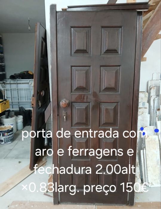 Portas Exteriores e Interiores, Janelas de Madeira exotica c/aro incluso