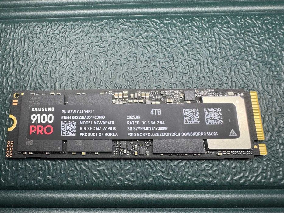 Dysk Samsung 9100 PRO 4TB NVMe M.2 - Nowy + Gwarancja + Dowód zakupu
