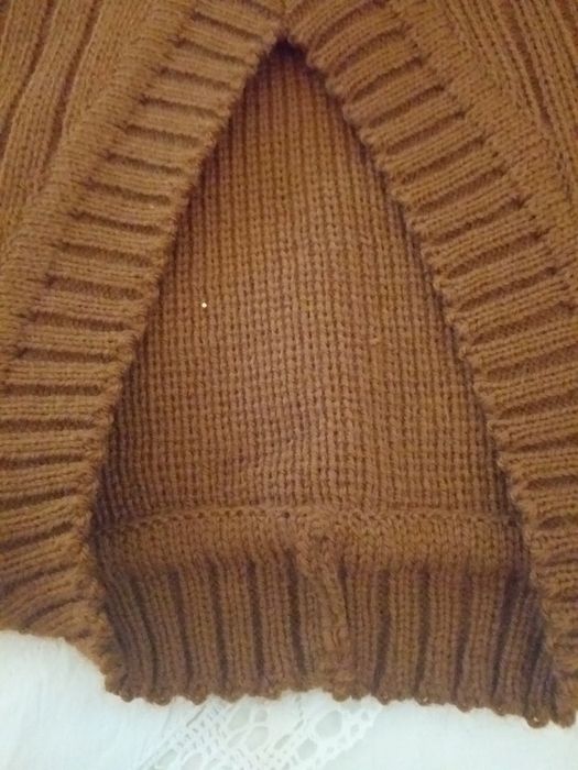Sweter męski  brązowy