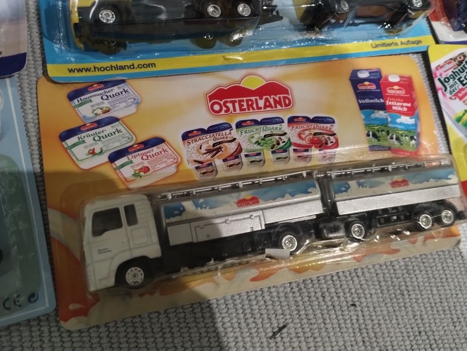 Resoraki ciężarówki tir MAN Mercedes Scania 6szt.