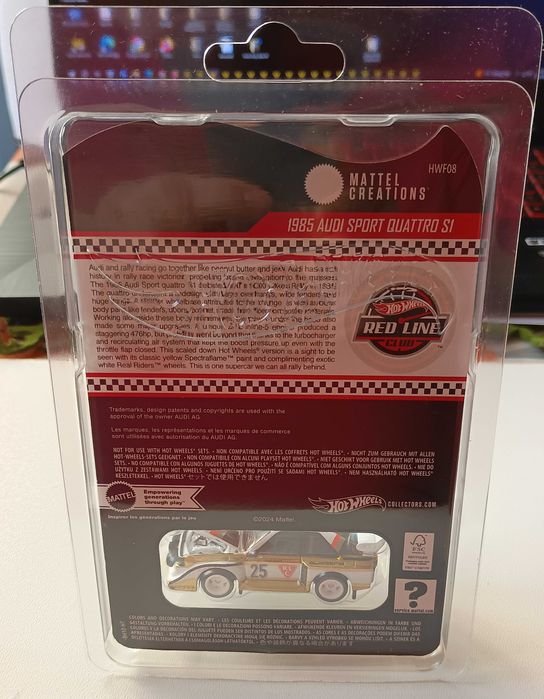 Hot Wheels Audi Sport Quattro S1 RLC
