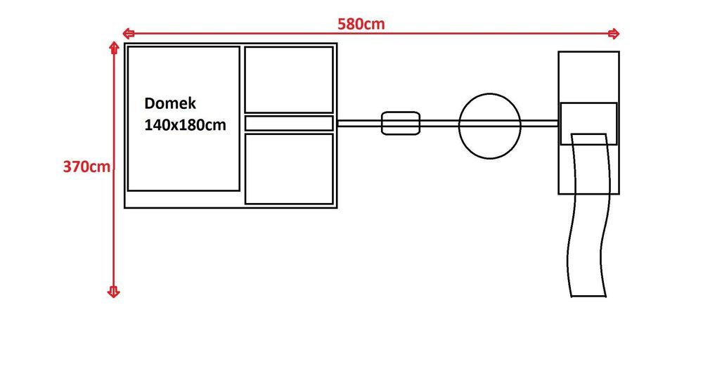 Plac zabaw Stodoła z piaskownicą i ślizgiem