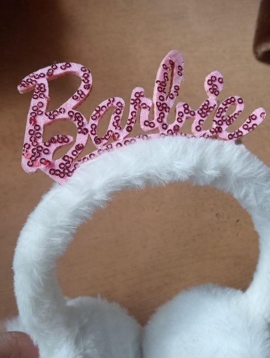 Nauszniki zimowe barbie