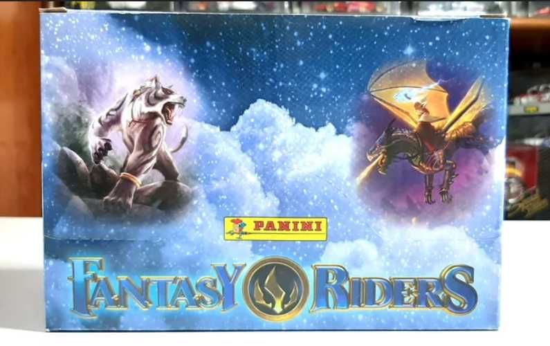 Display Coleção 6 Latas Panini Fantasy Riders 2018