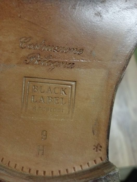 туфлі testoni black label бу