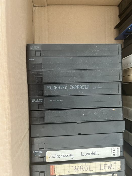 Zestaw 37 kaset VHS