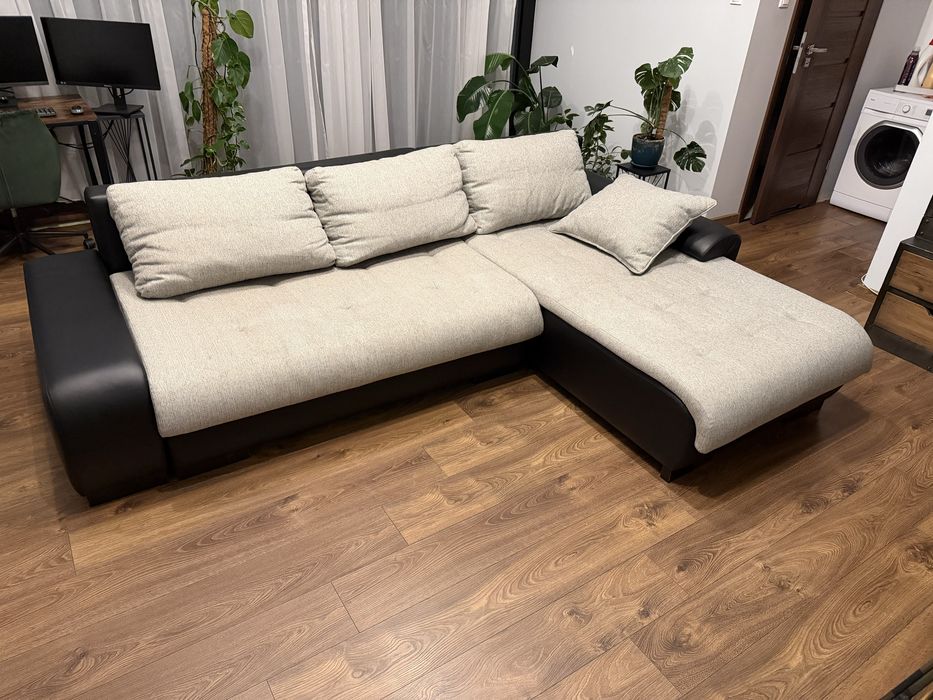 Narożnik BRW - funkcja spania - duża skrzynia - bardzo dobry stan