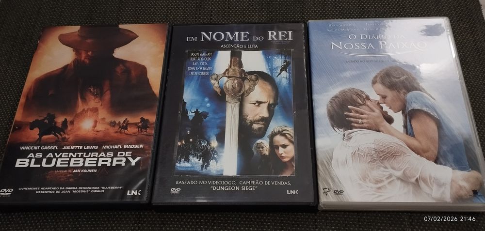 3 DVD's originais