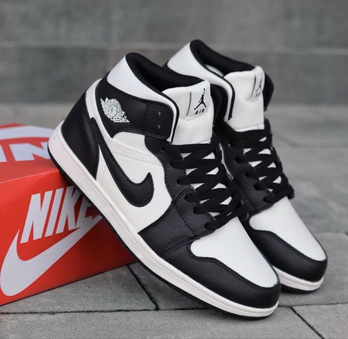 NlKE Jordan 1 Зима с мехом 2 колори Кожа Акція