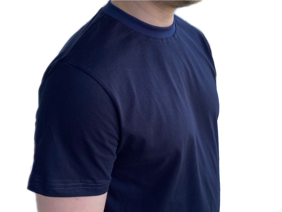 Футболка бавовняна 46-66чорна біла сіра синя хакі койот чоловіча