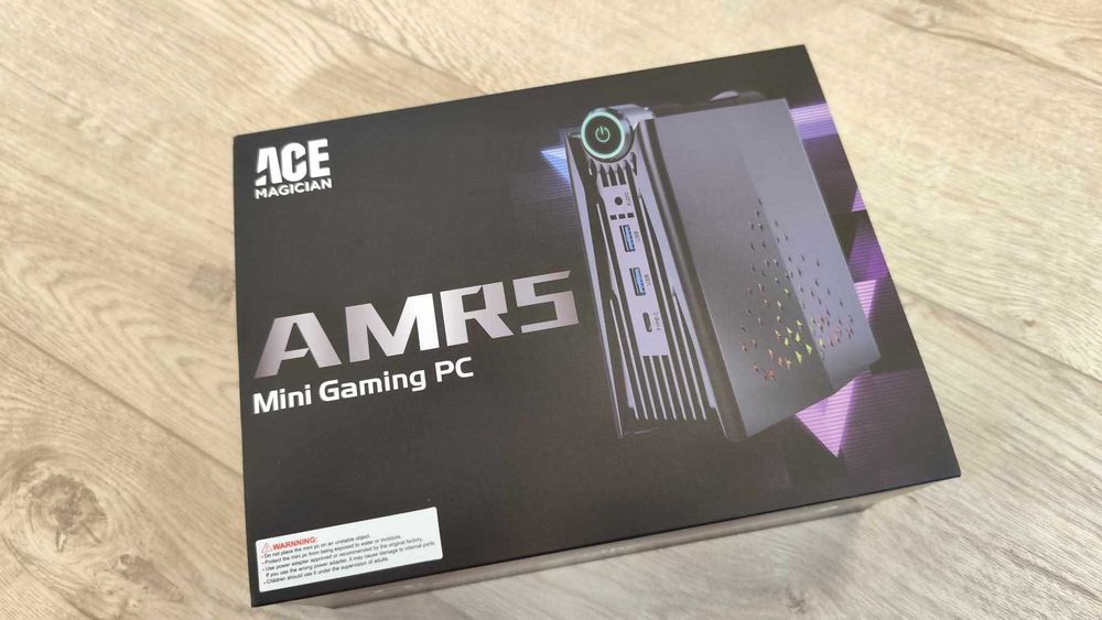 Mini komputer Acemagic AMR5,  16GB, 512GB m.2, Ryzen 5700u do nauki
