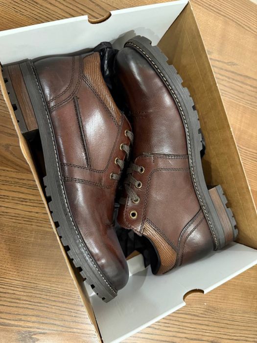 Зимові шкіряні чоловічі ботинки