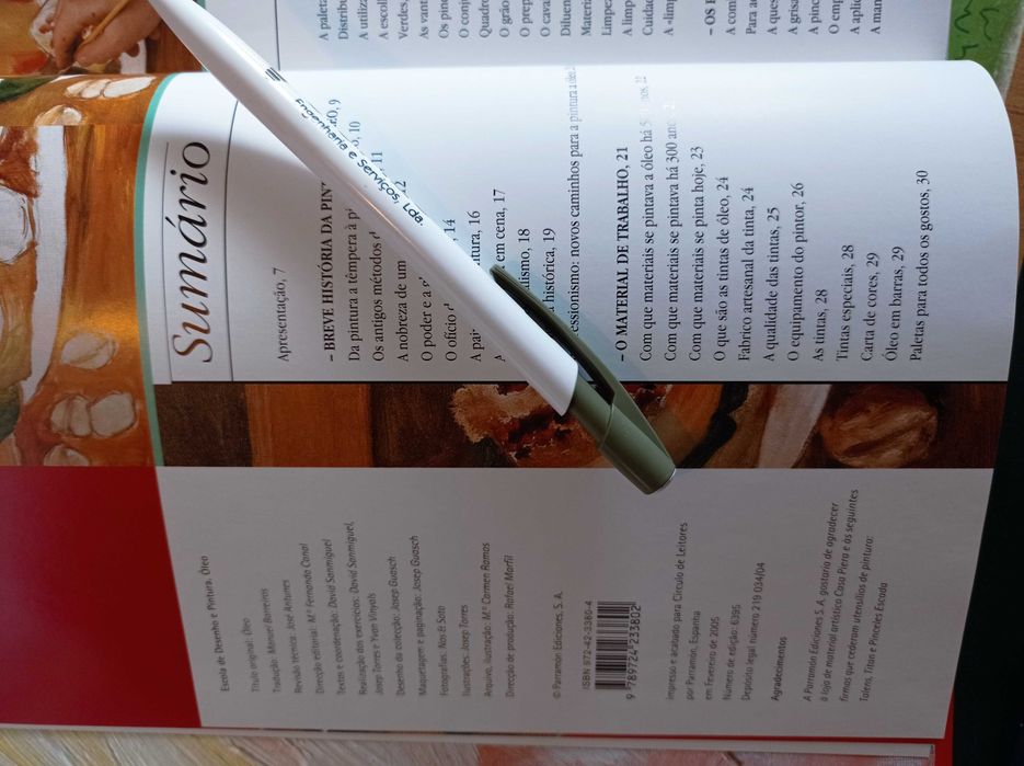 Livro Óleo - Escola de desenho e pintura