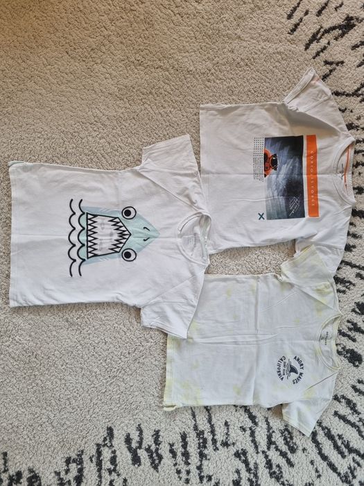 Paka ubrań 128 koszulka T-shirt Reserved