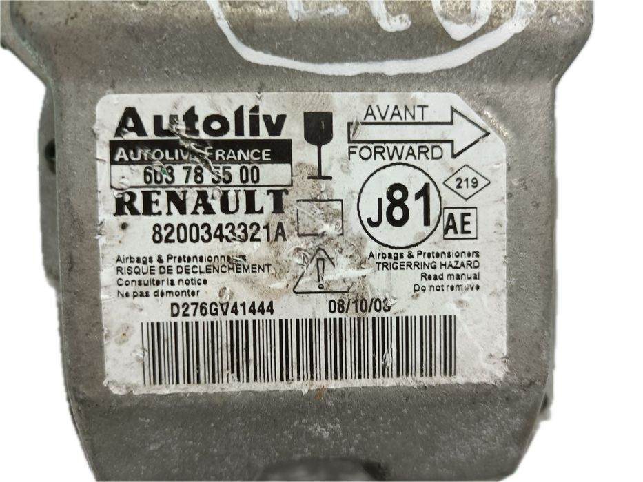 Centralina airbag RENAULT Espace IV (JK0/1_)