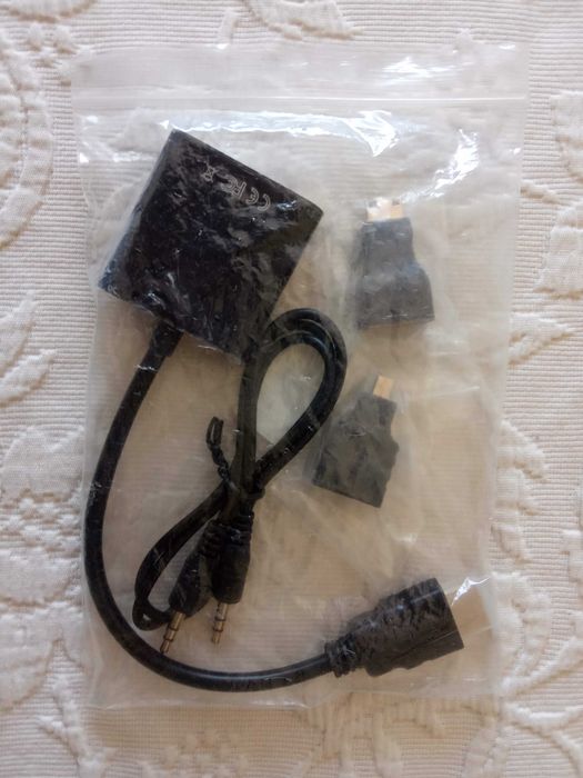 Conversor Hdmi macho para vga fêmea